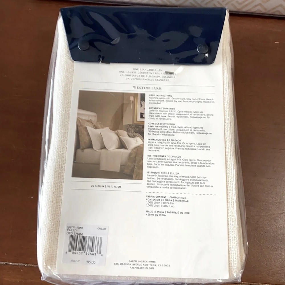Ralph Lauren standard pillow